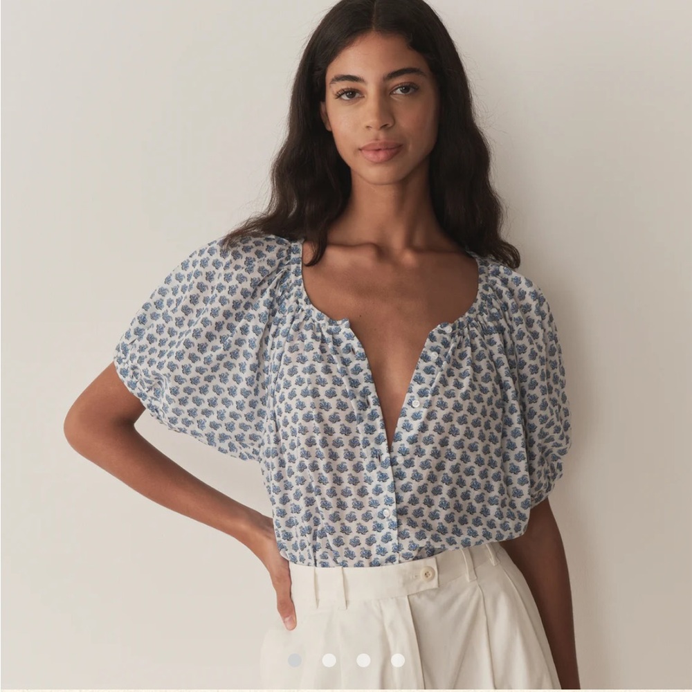 Doen JUNE Top Dahlia Ditsy